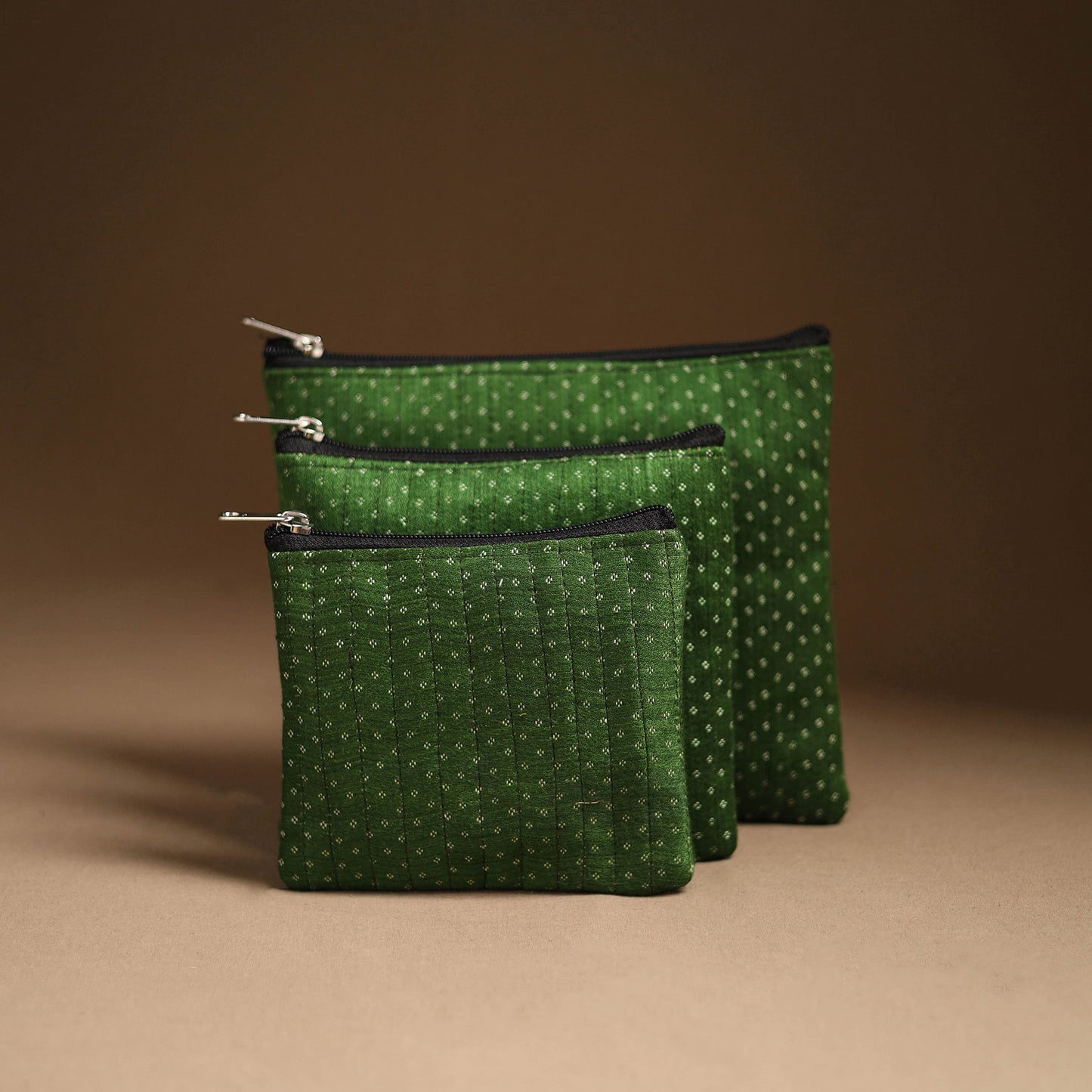 Handcrafted Multipurpose Cotton Utility Pouch Set