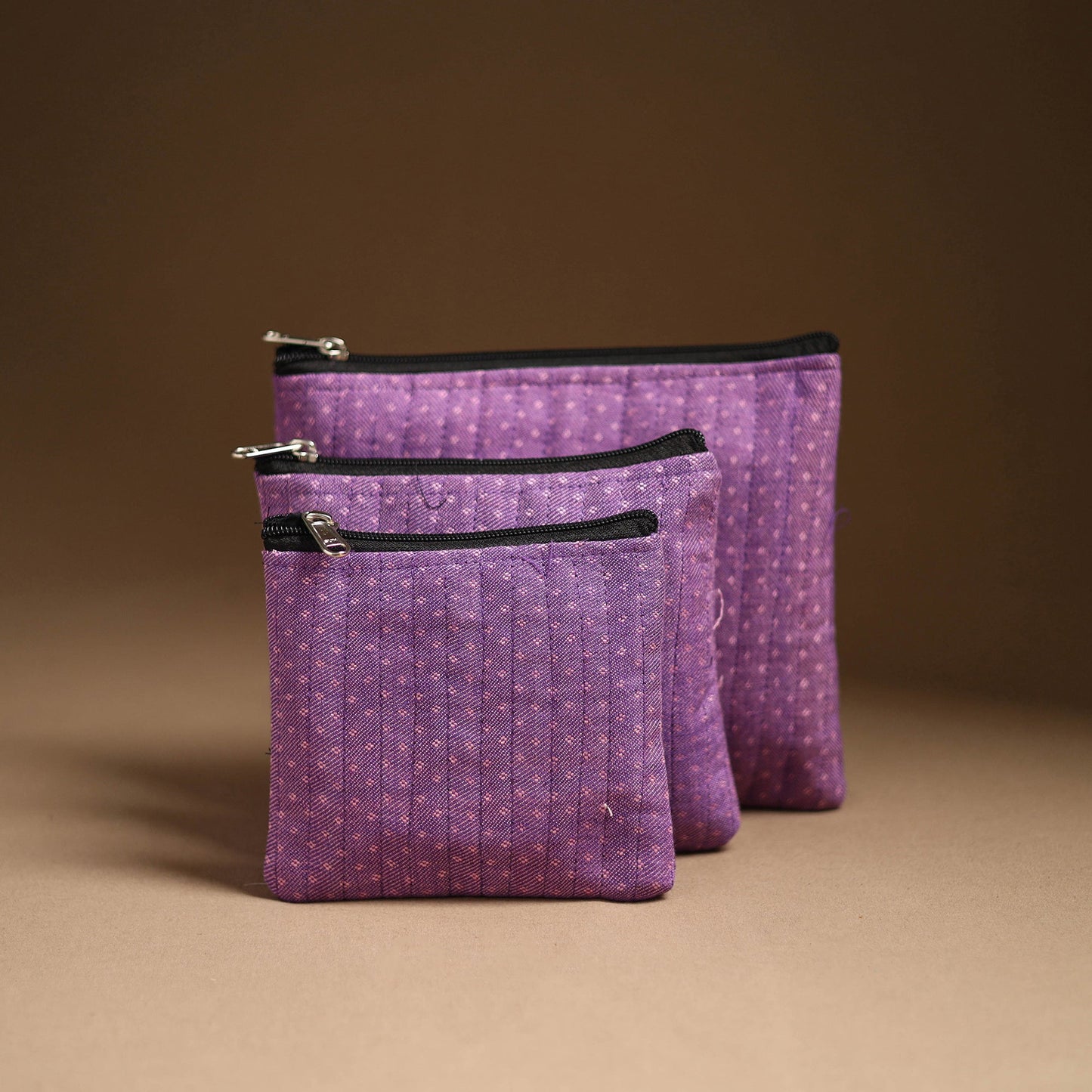 Handcrafted Multipurpose Cotton Utility Pouch Set