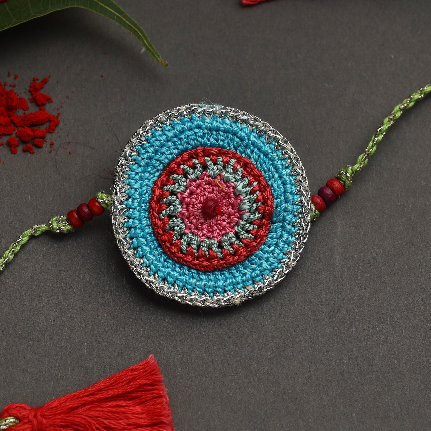 Buy Handmade Recyclable Crochet Rakhi
