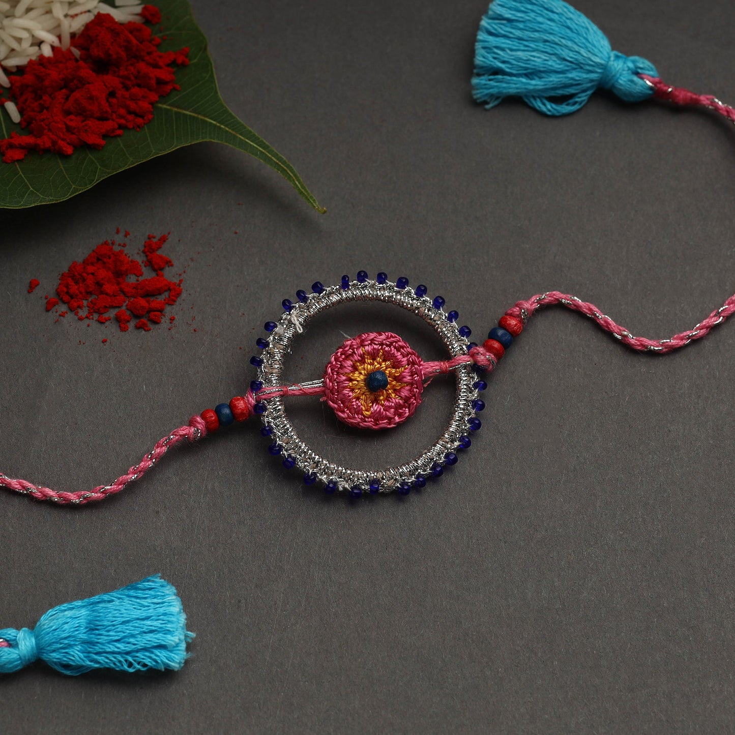 Buy Handmade Recyclable Crochet Rakhi