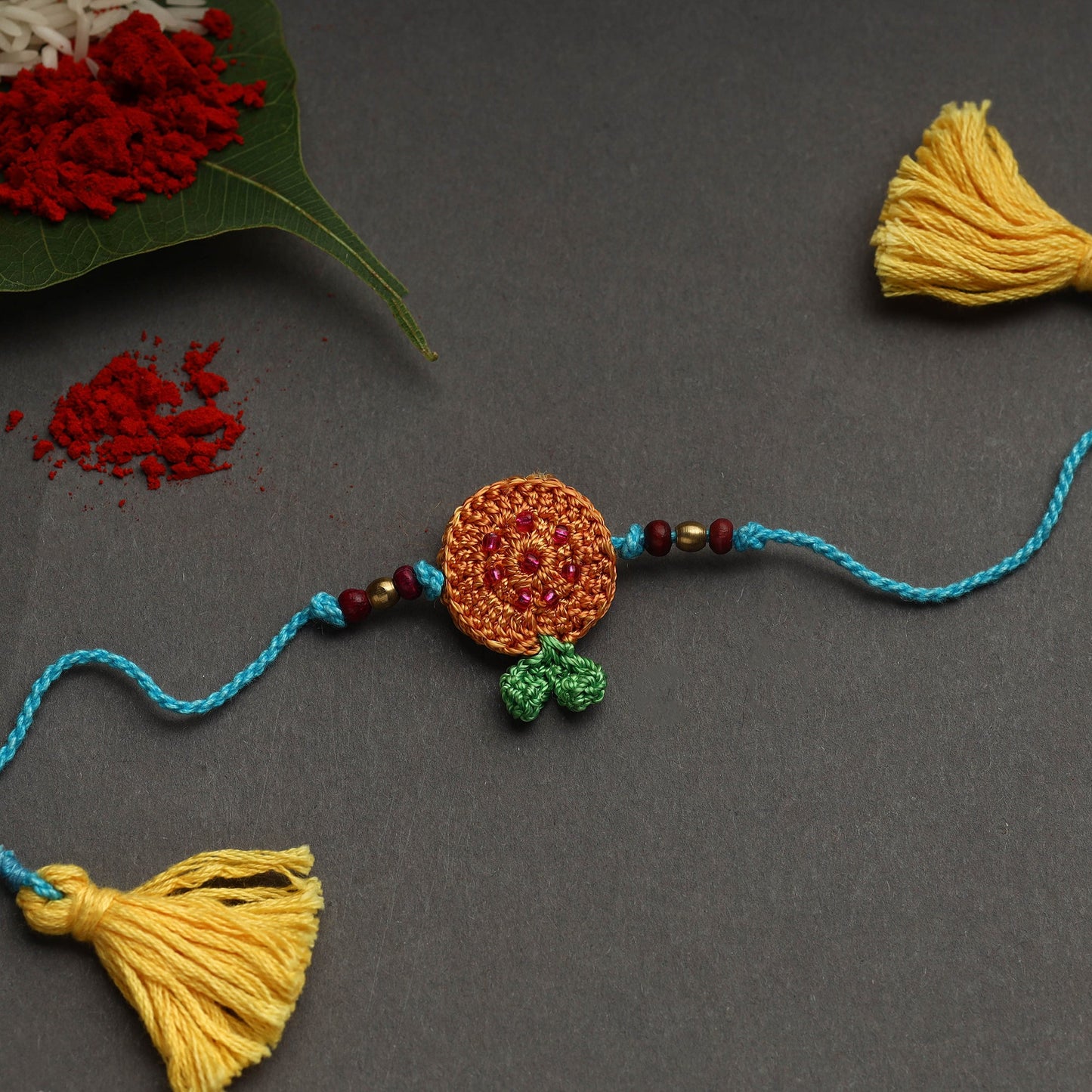 Handmade Recyclable Crochet Rakhi