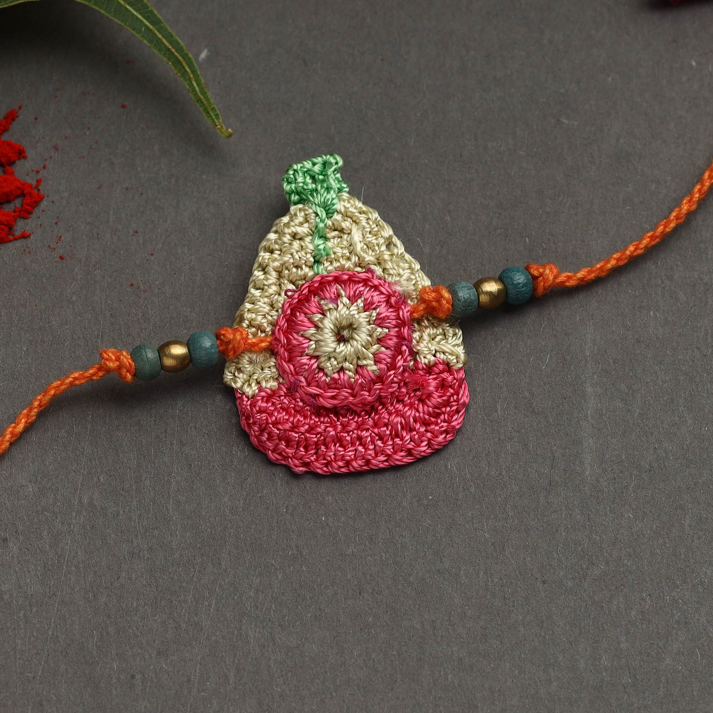 Buy Handmade Recyclable Crochet Rakhi