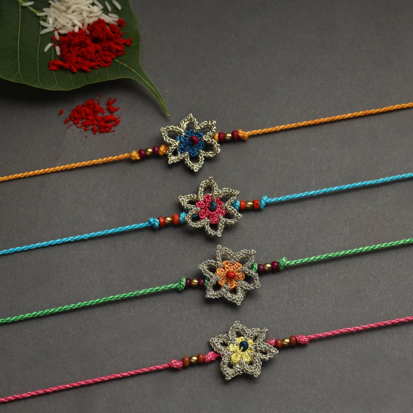 Handmade Recyclable Crochet Rakhi