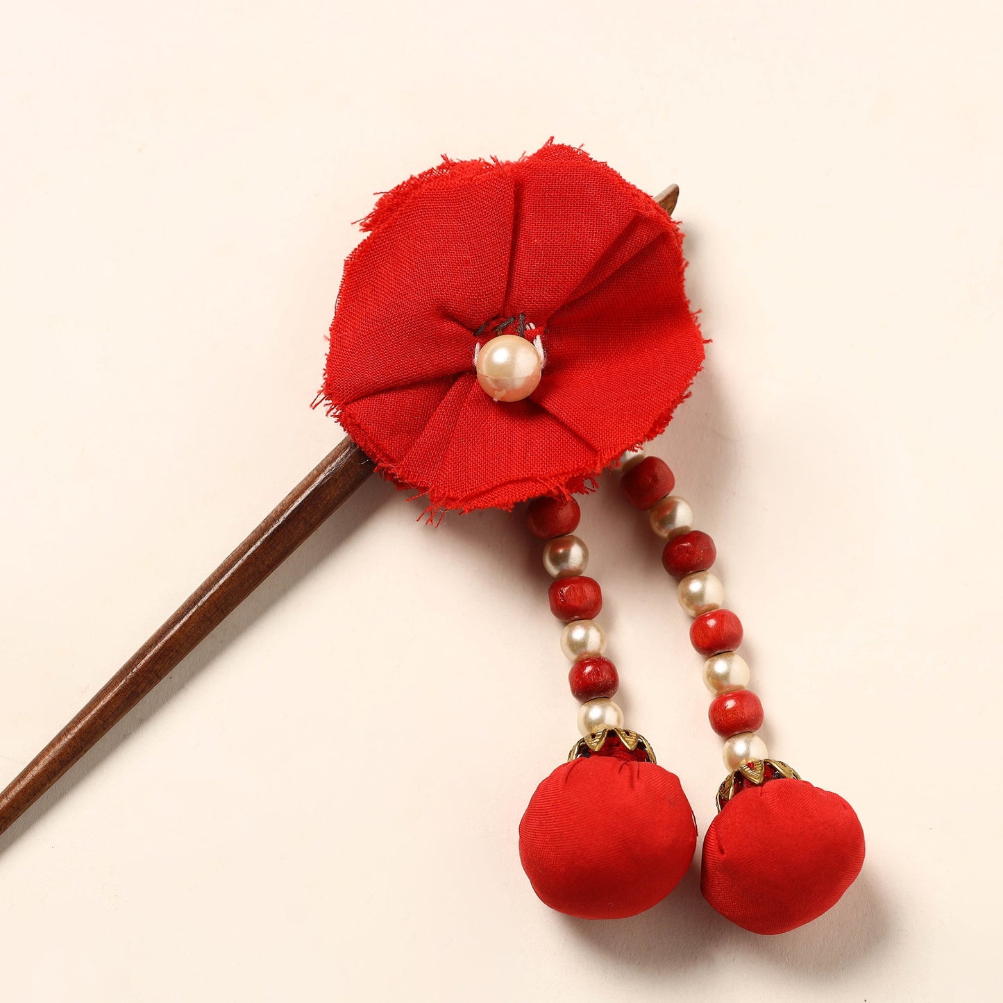 Handmade Crochet Wooden Juda Stick