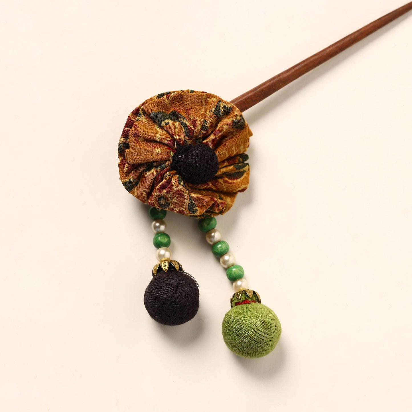Handmade Crochet Wooden Juda Stick