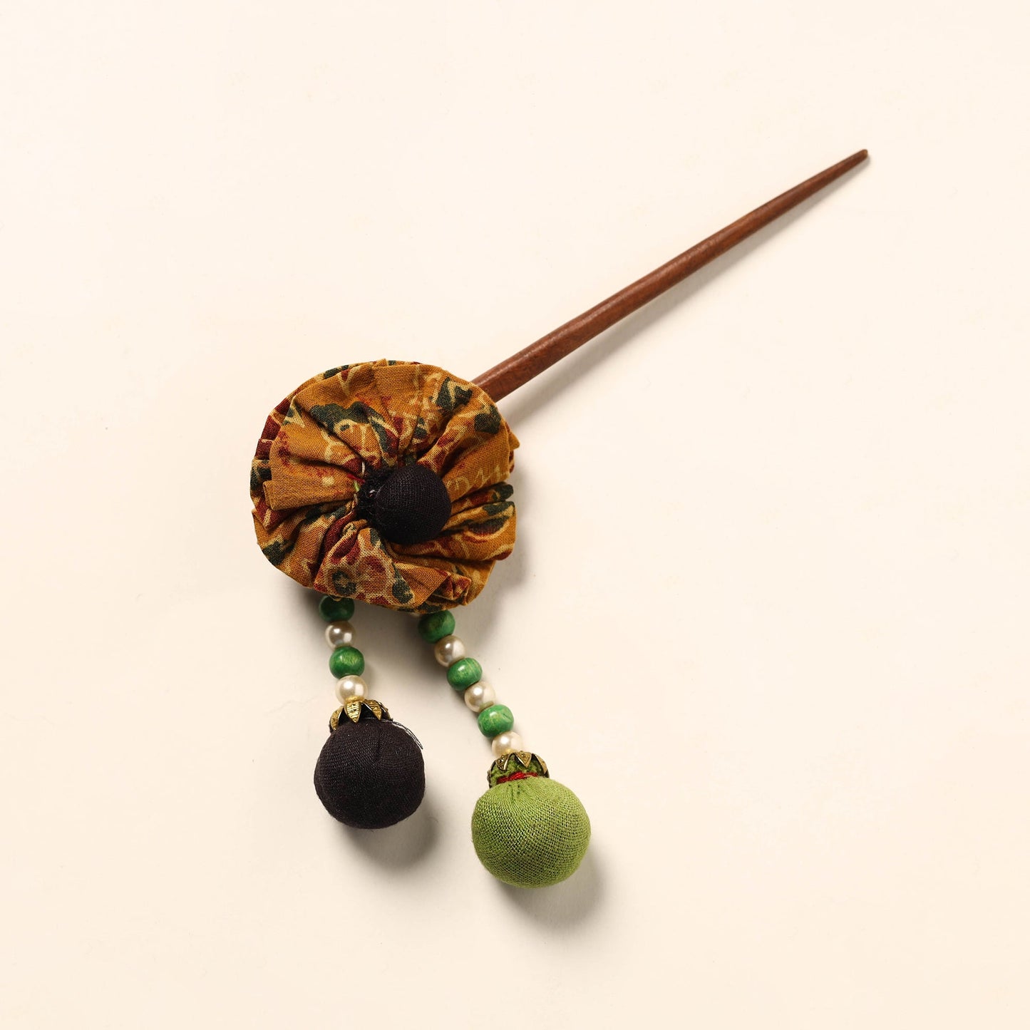 Handmade Crochet Wooden Juda Stick