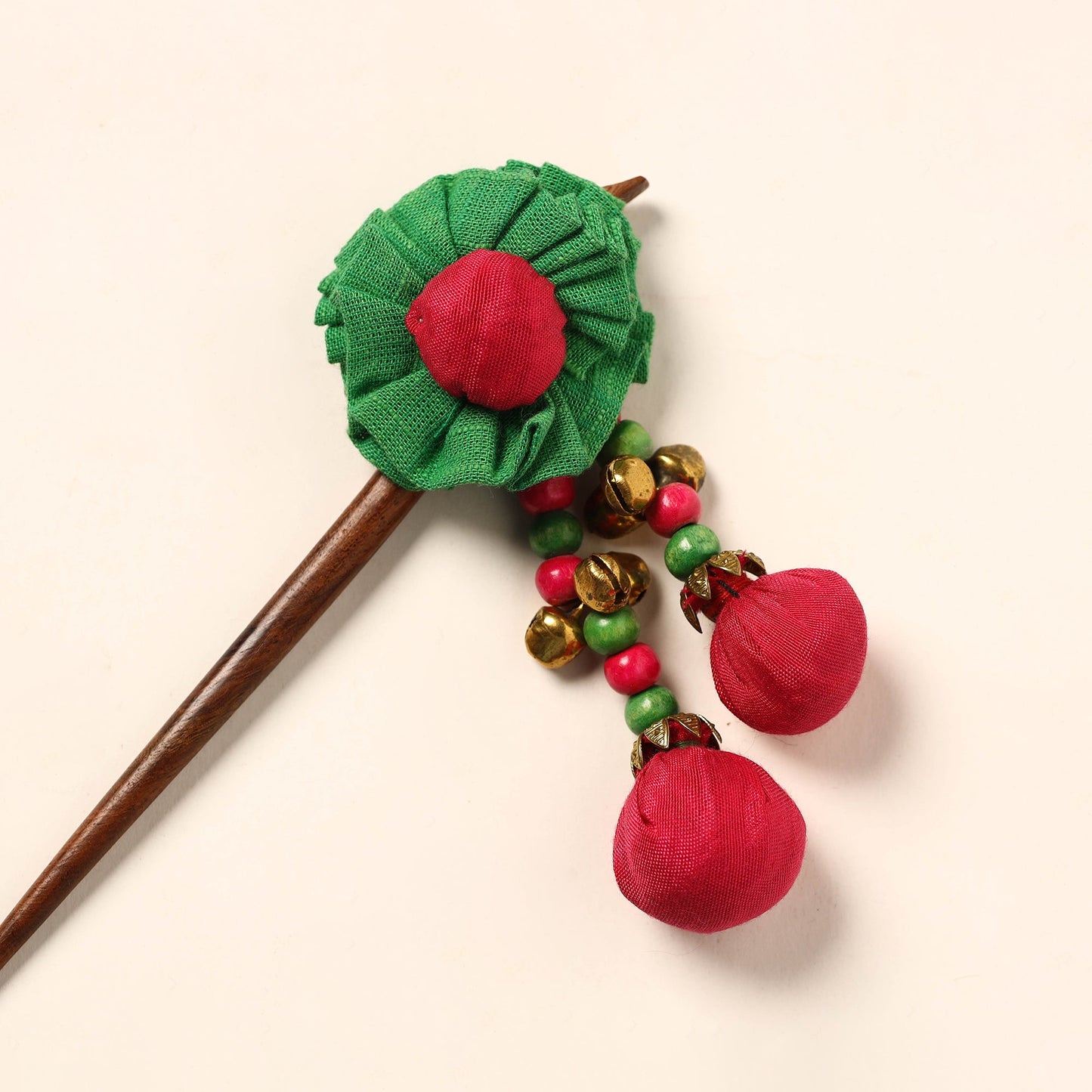 Handmade Crochet Wooden Juda Stick