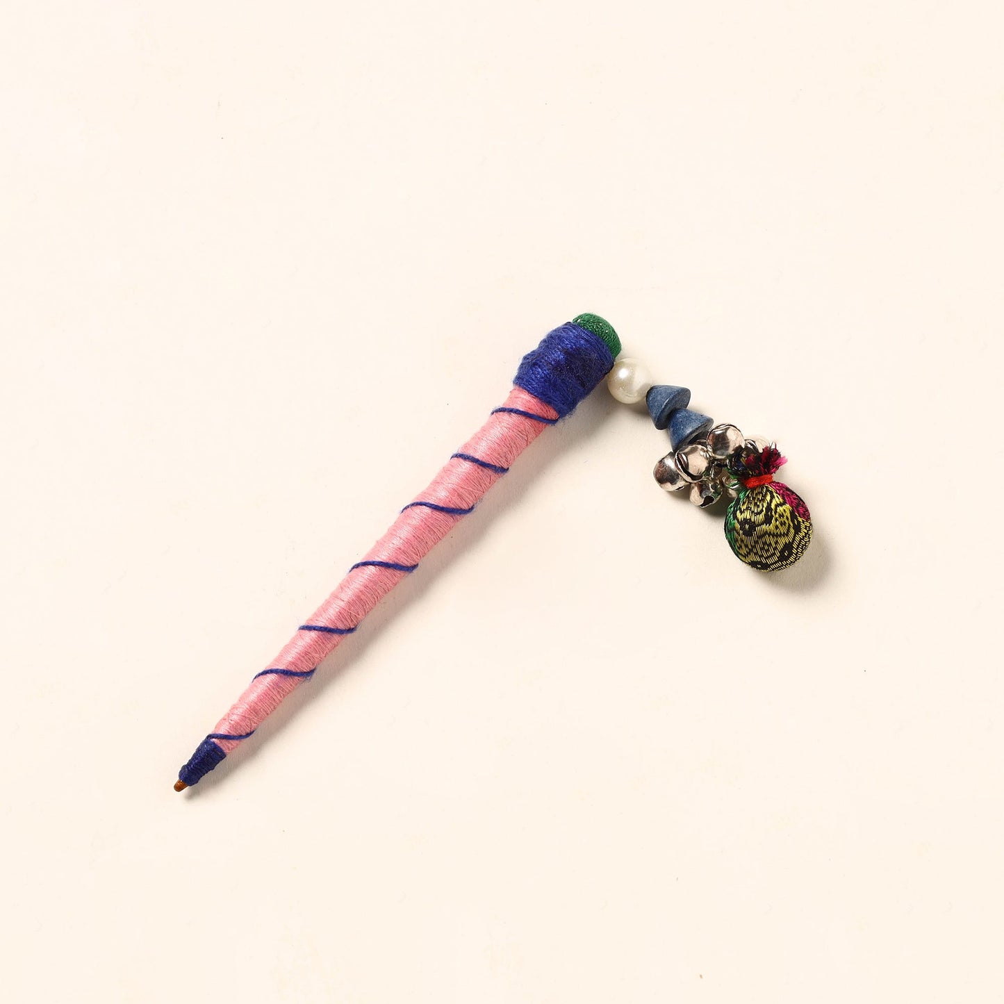 Handmade Crochet Wooden Juda Stick