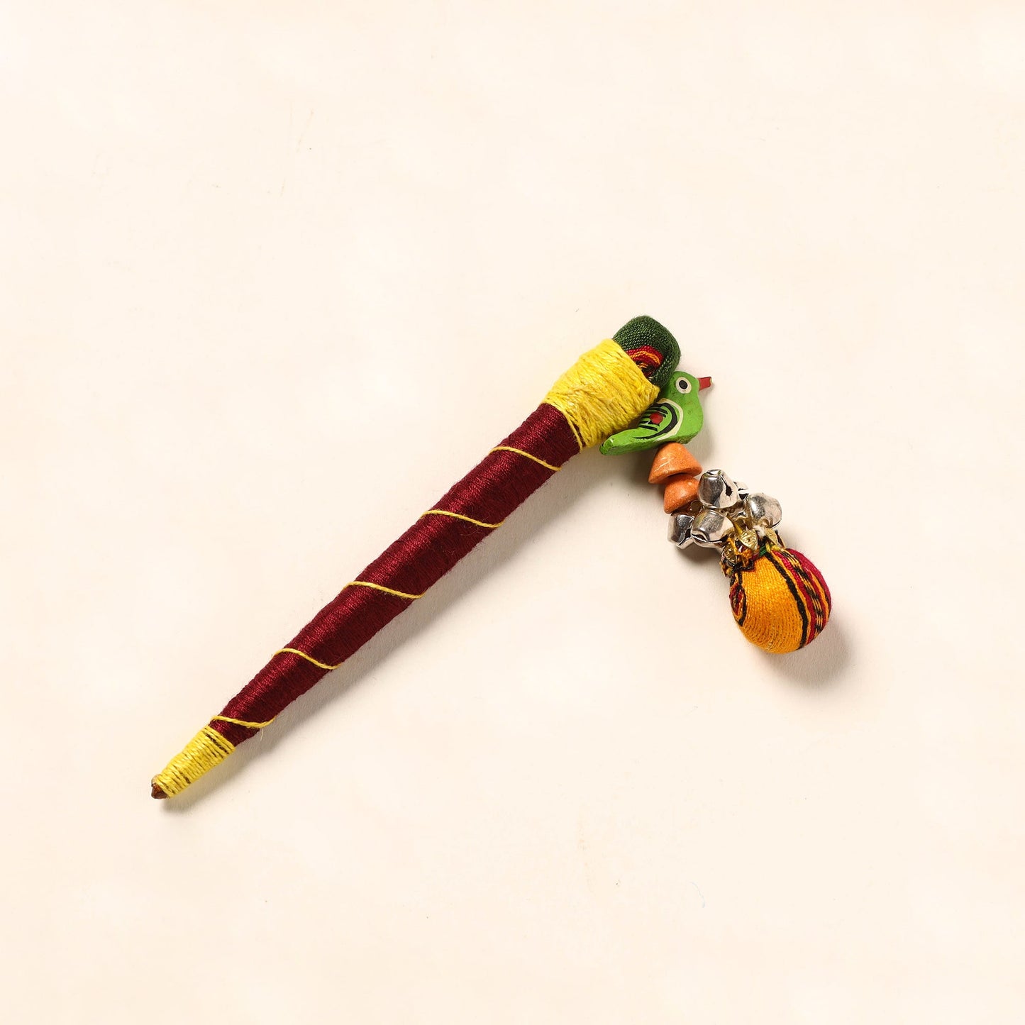 Handmade Crochet Wooden Juda Stick