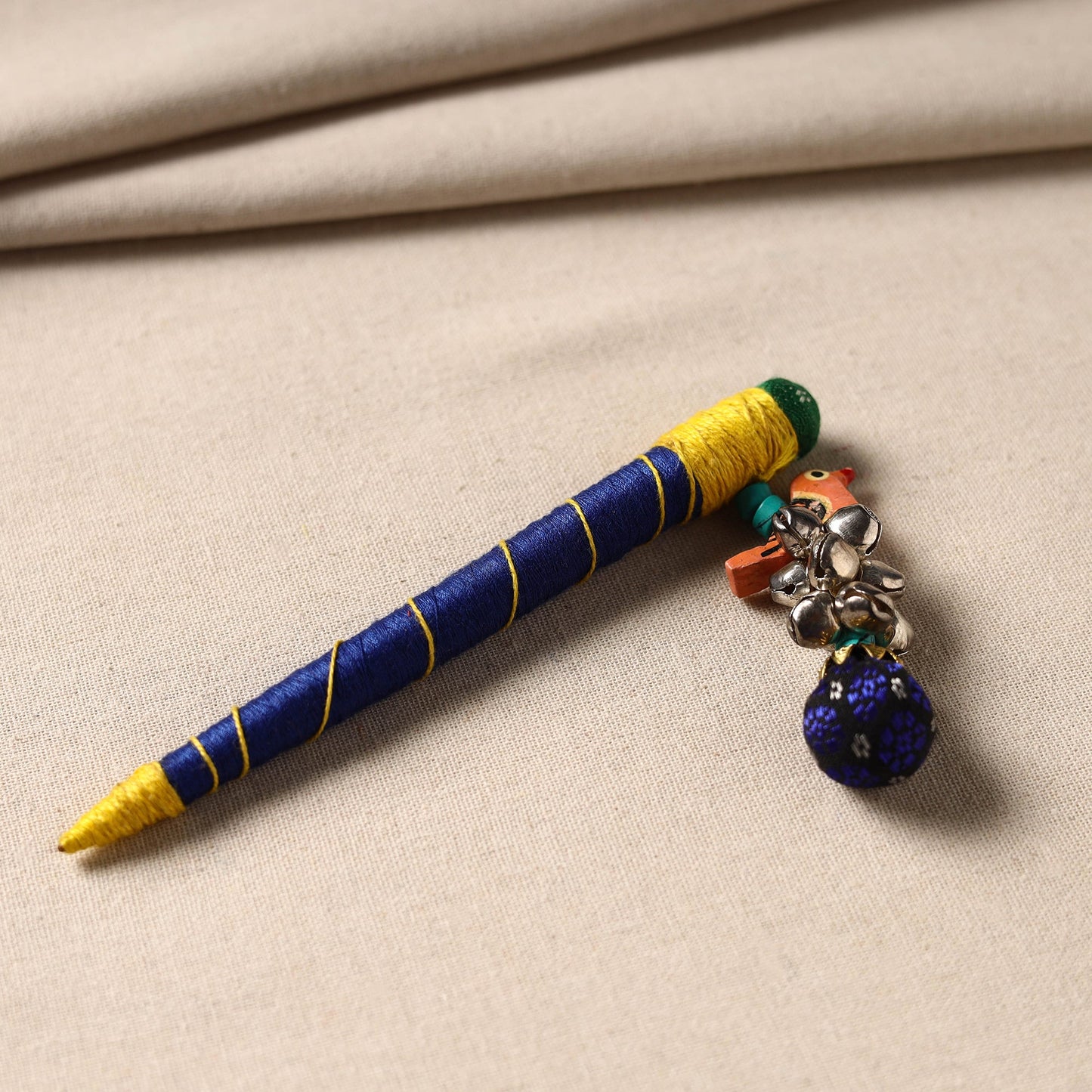 Handmade Crochet Wooden Juda Stick