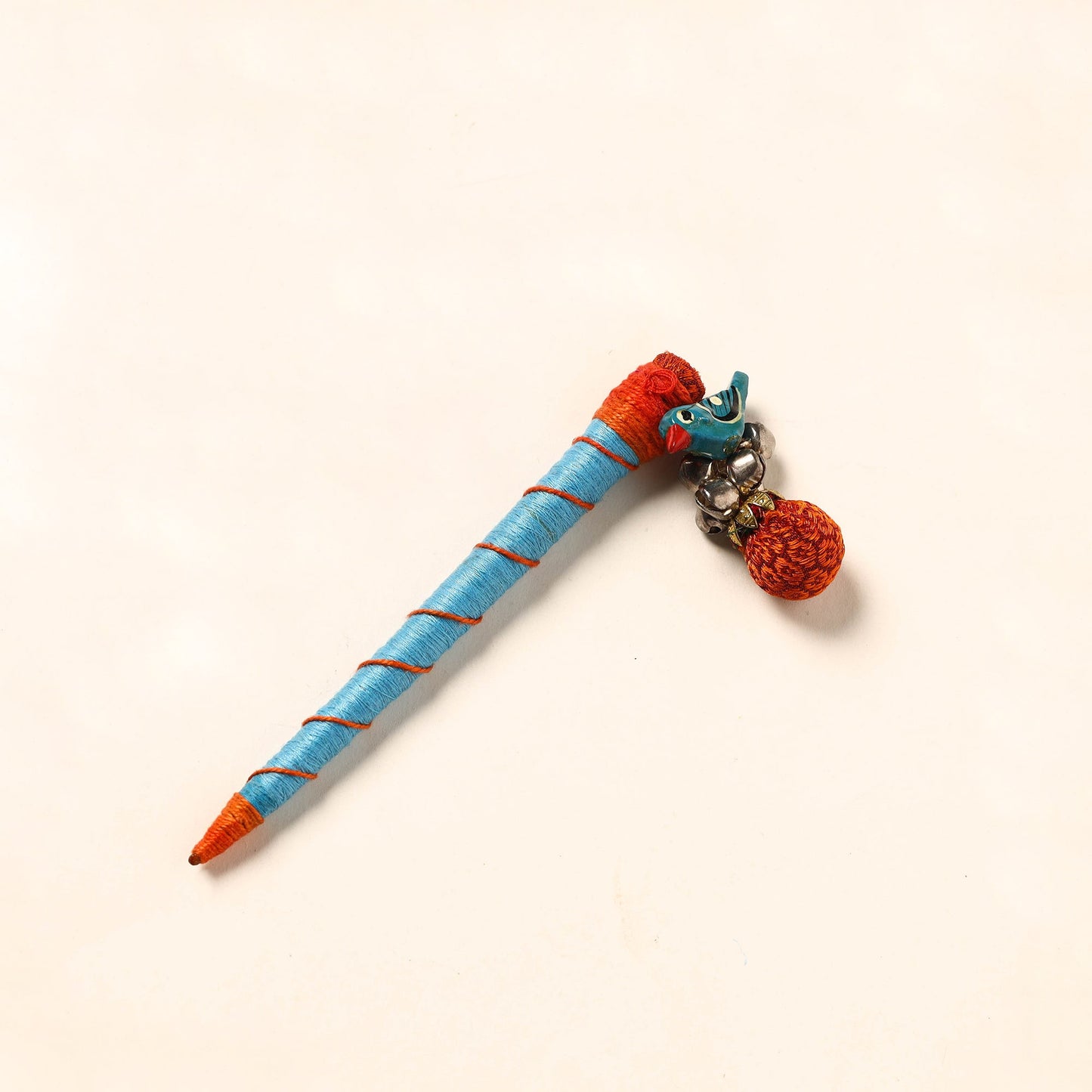 Handmade Crochet Wooden Juda Stick