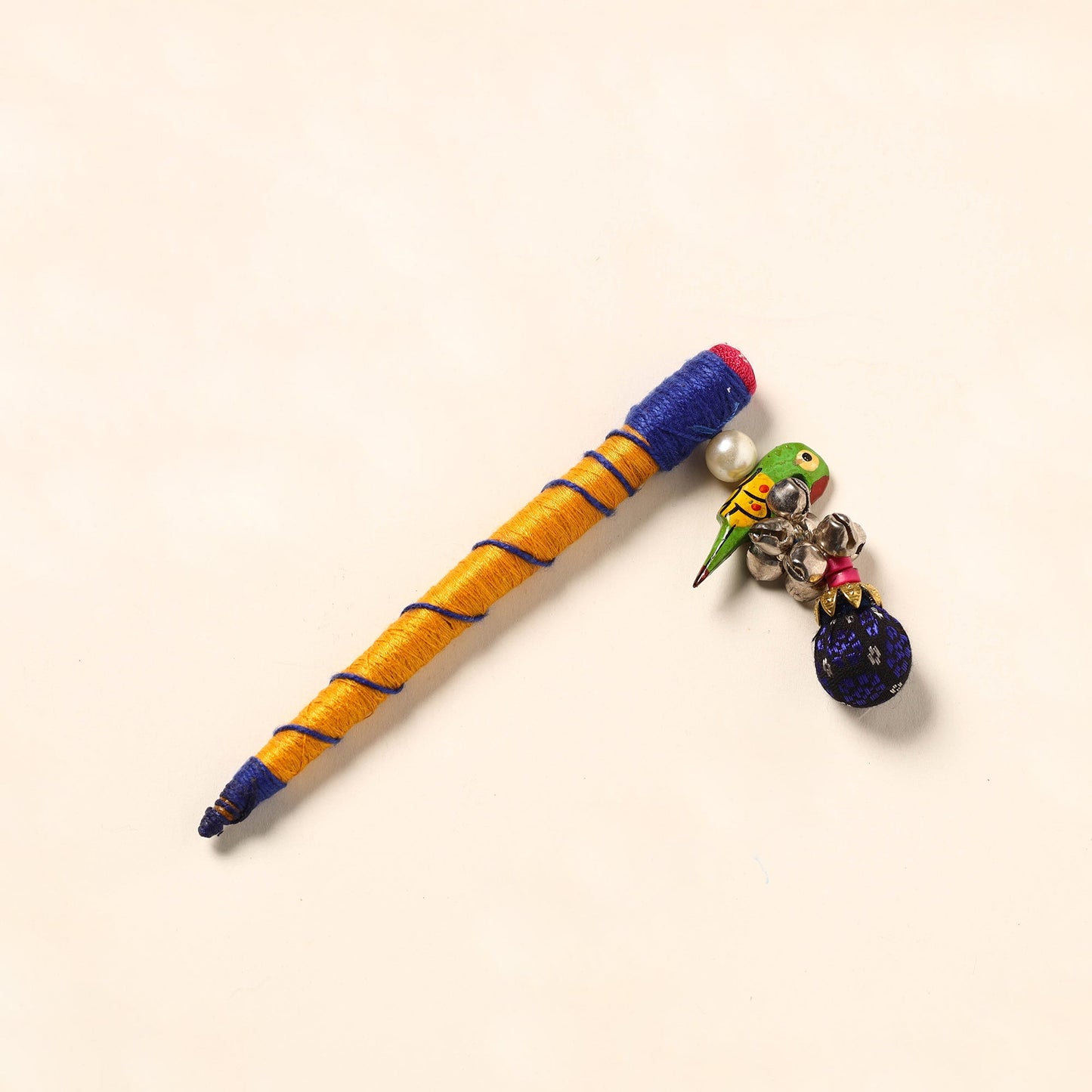 Handmade Crochet Wooden Juda Stick