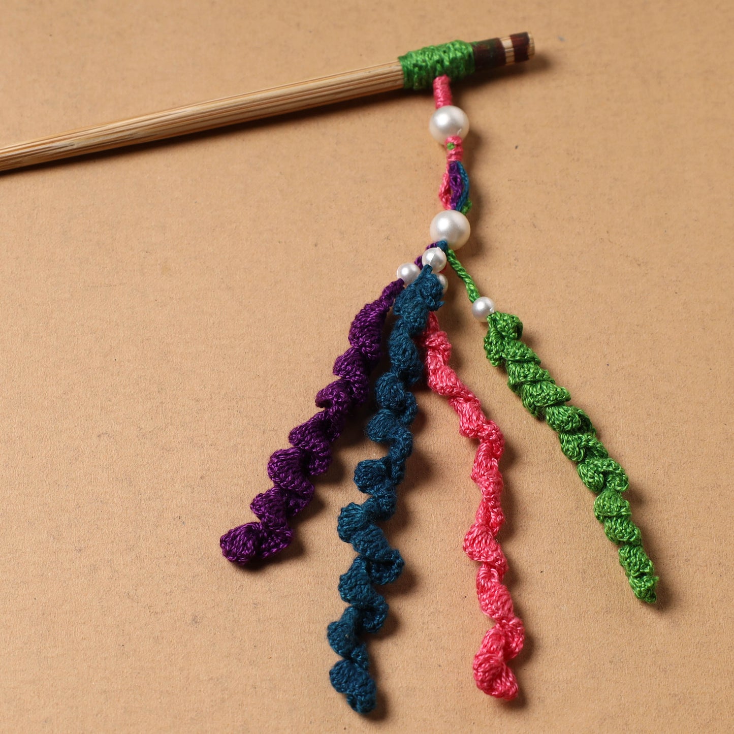 Handmade Crochet Wooden Juda Stick Online at iTokri.com