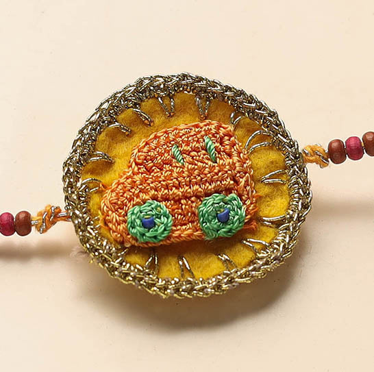Handmade Crochet Work Rakhi
