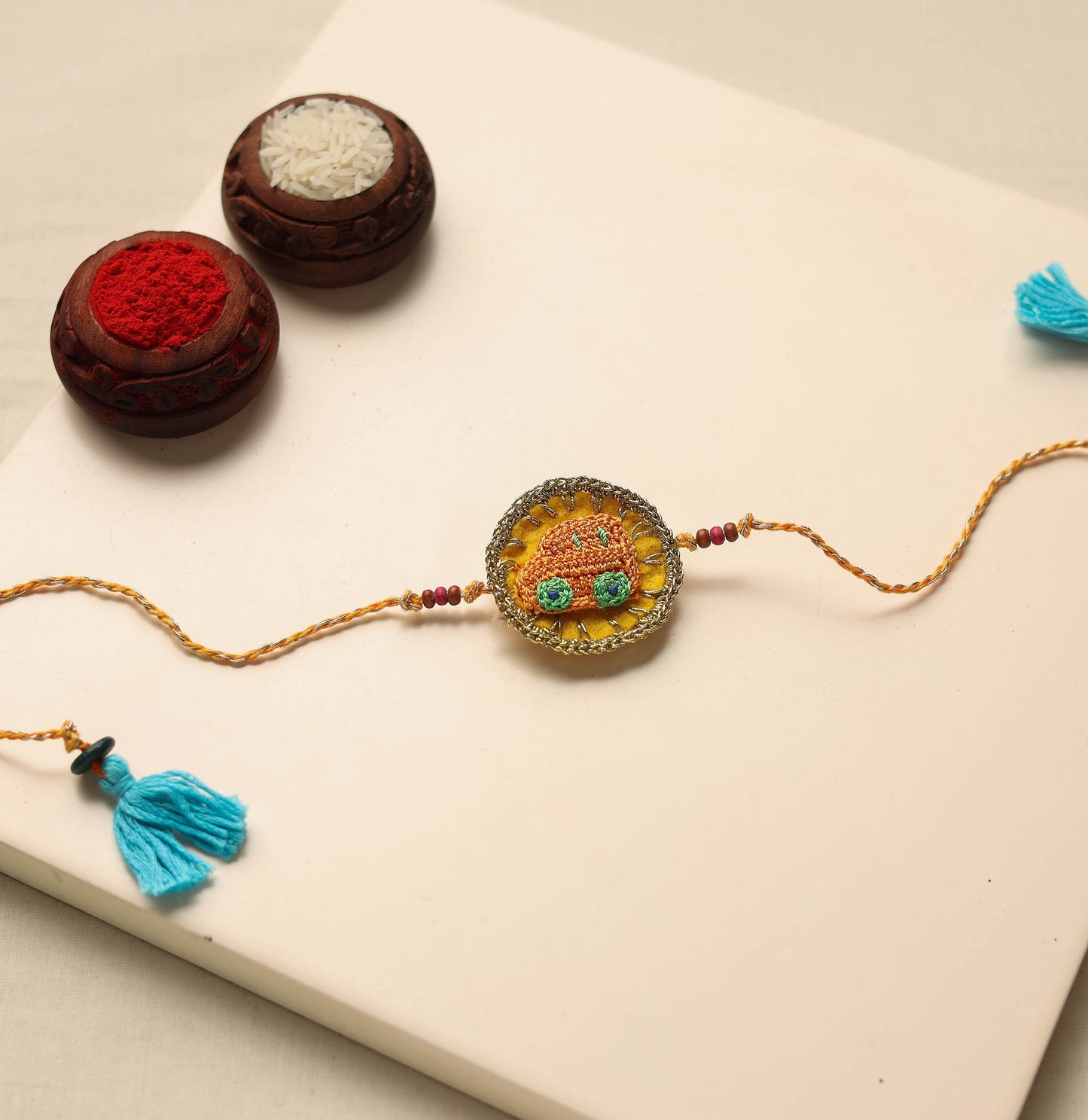 Handmade Crochet Work Rakhi