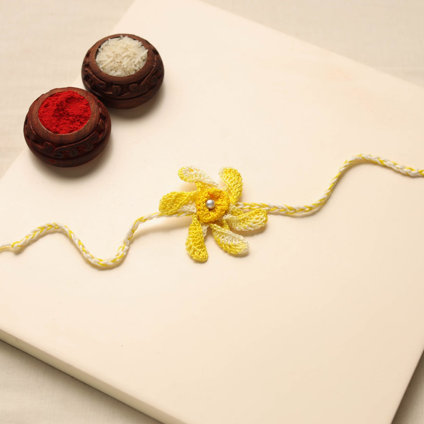 Handmade Crochet Work Rakhi