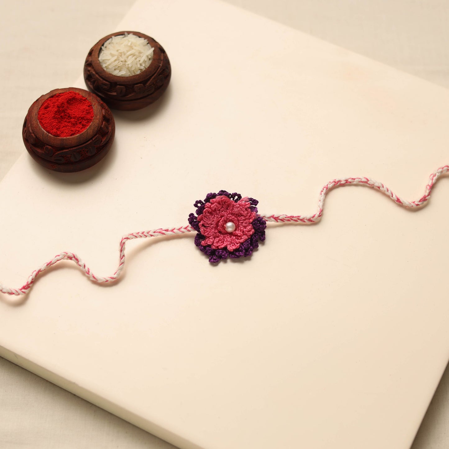 Handmade Crochet Work Rakhi