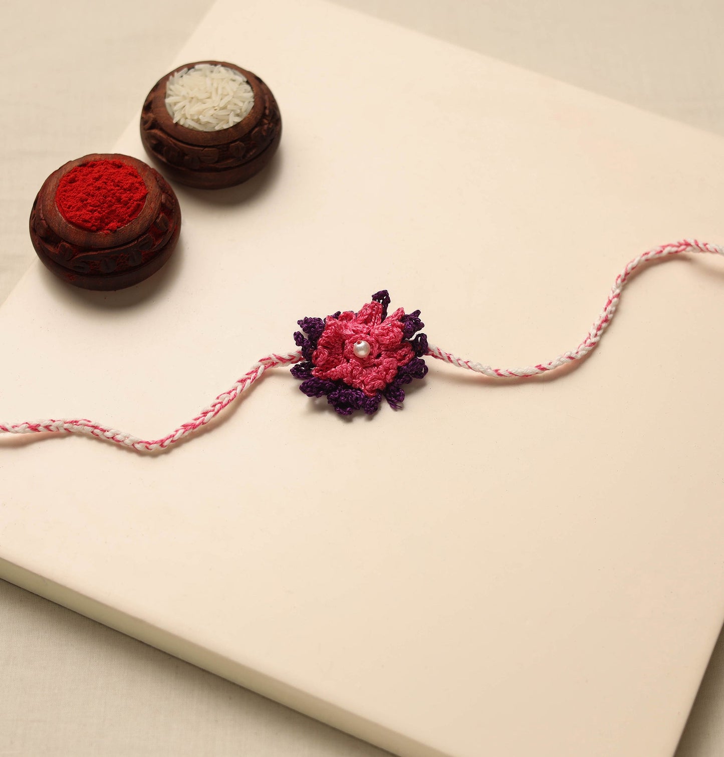 Handmade Crochet Work Rakhi