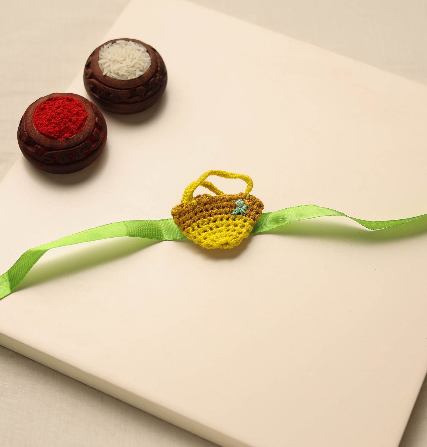 Handmade Crochet Work Rakhi