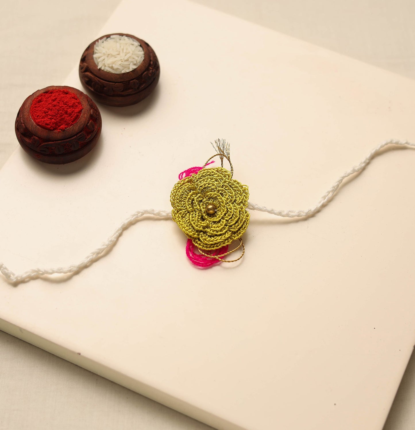Handmade Crochet Work Rakhi