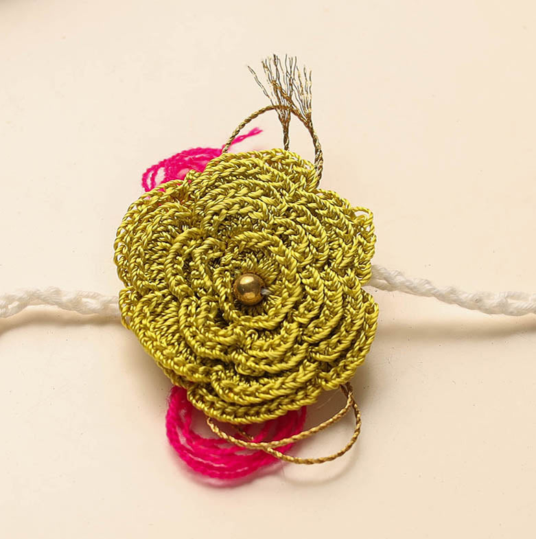 Handmade Crochet Work Rakhi