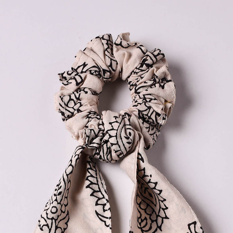 Handmade Elastic Cotton Rubber Band Tail Scrunchie
