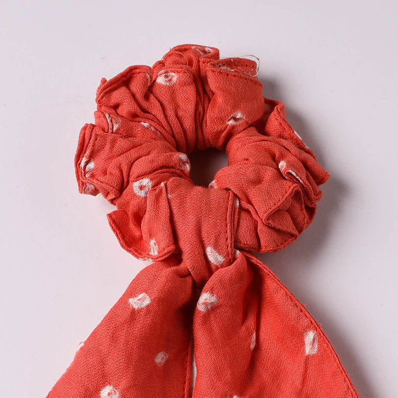 Handmade Elastic Cotton Rubber Band Tail Scrunchie