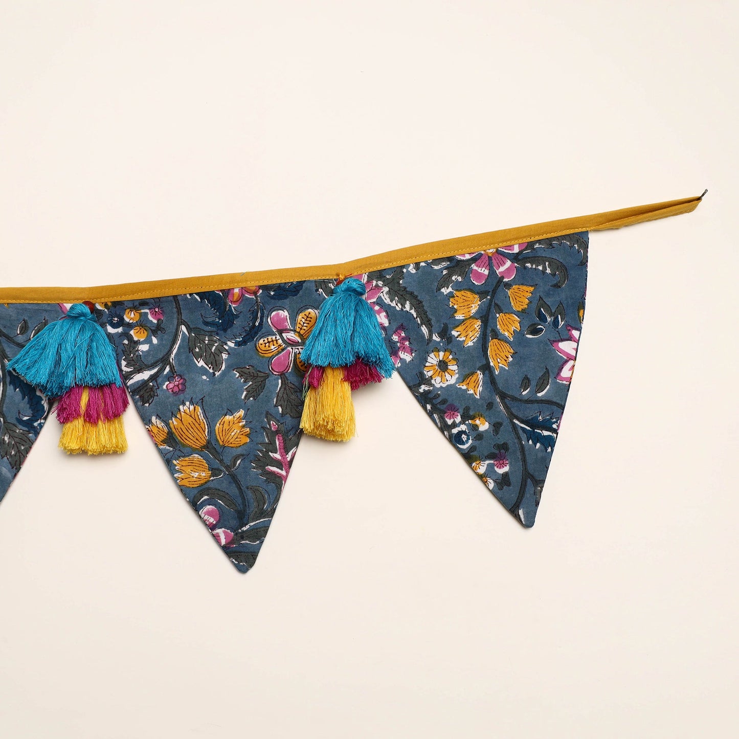 Handmade Fabric Beads & Tassels Toran