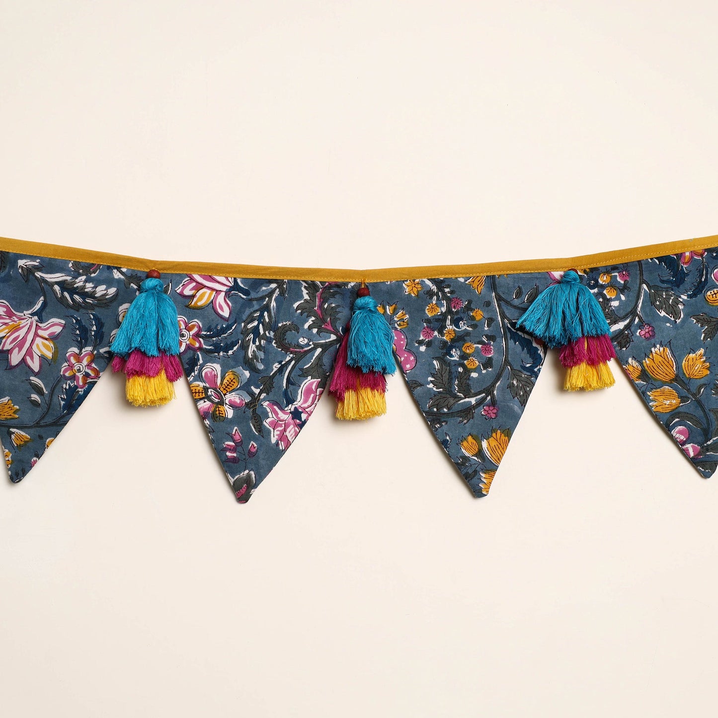 Handmade Fabric Beads & Tassels Toran