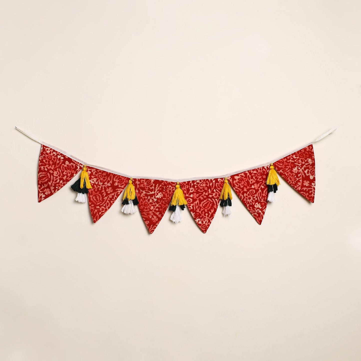 Handmade Fabric Beads & Tassels Toran