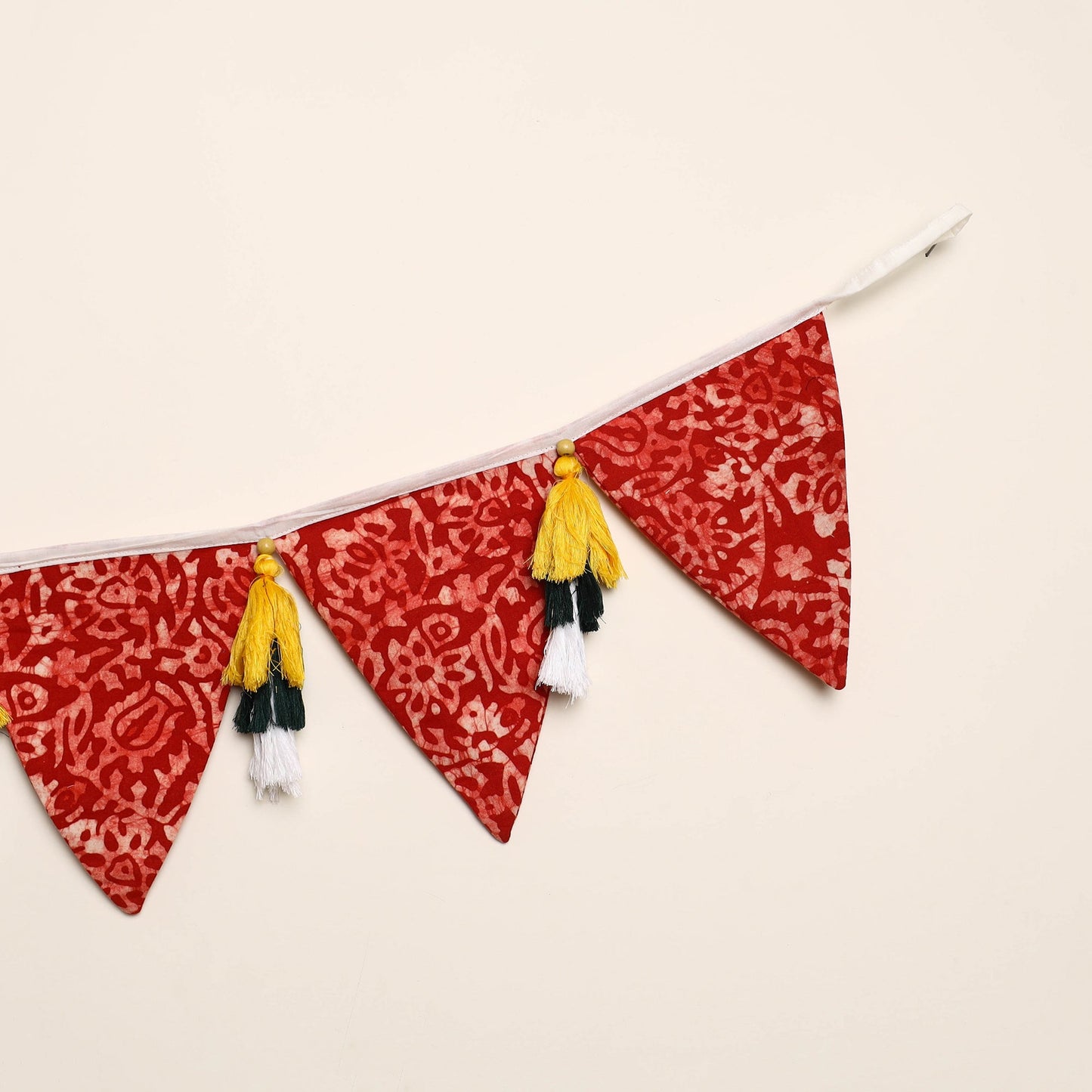 Handmade Fabric Beads & Tassels Toran