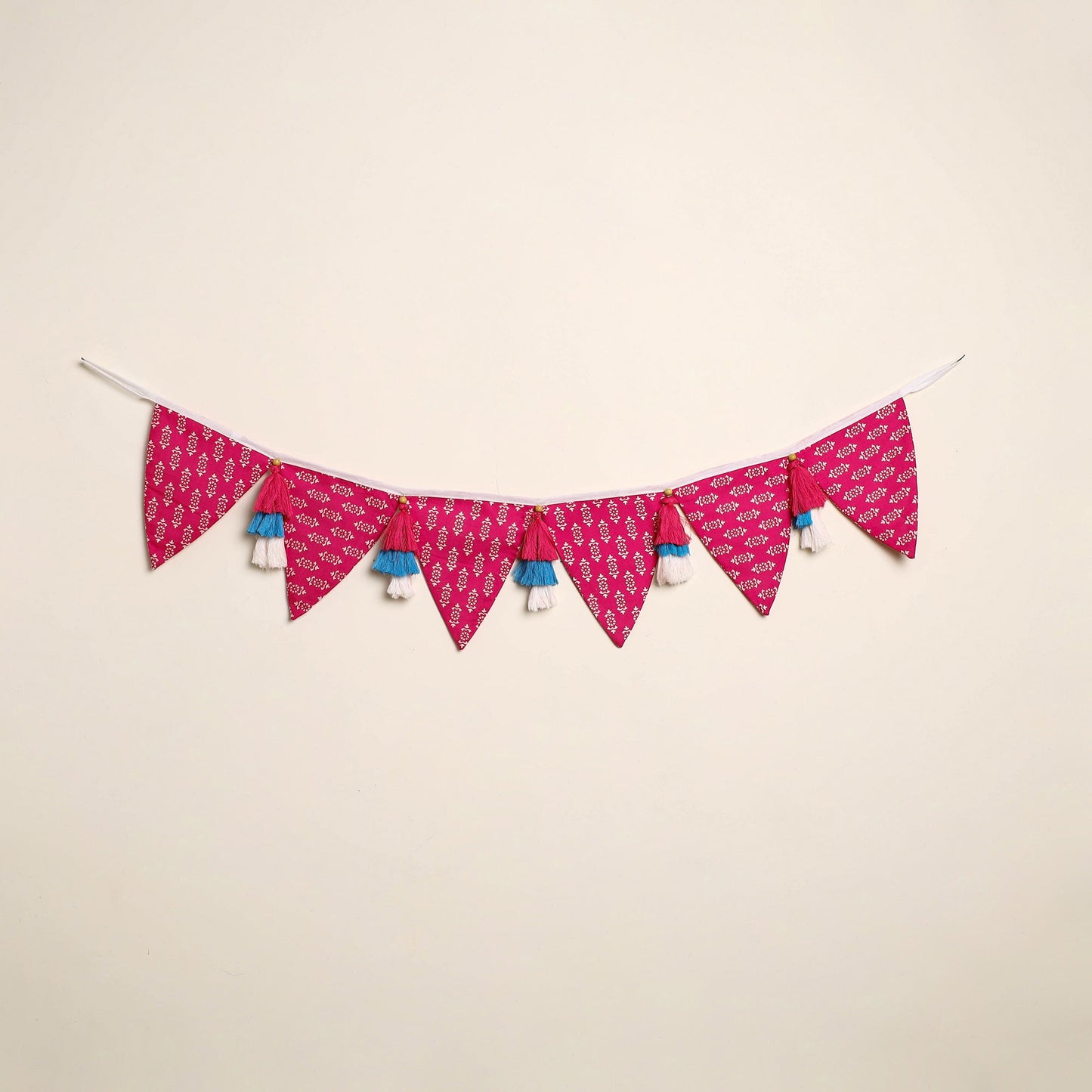 Handmade Fabric Beads & Tassels Toran