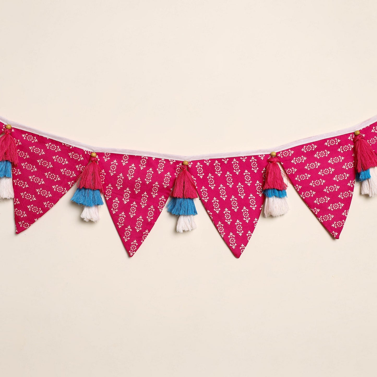 Handmade Fabric Beads & Tassels Toran