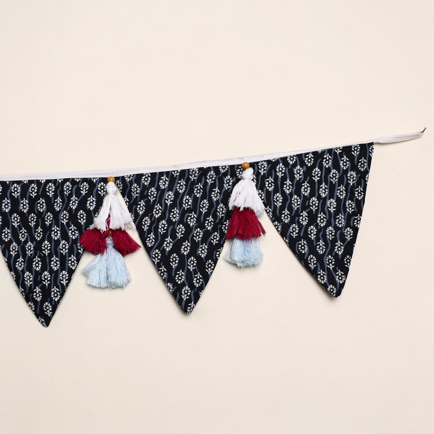 Handmade Fabric Beads & Tassels Toran
