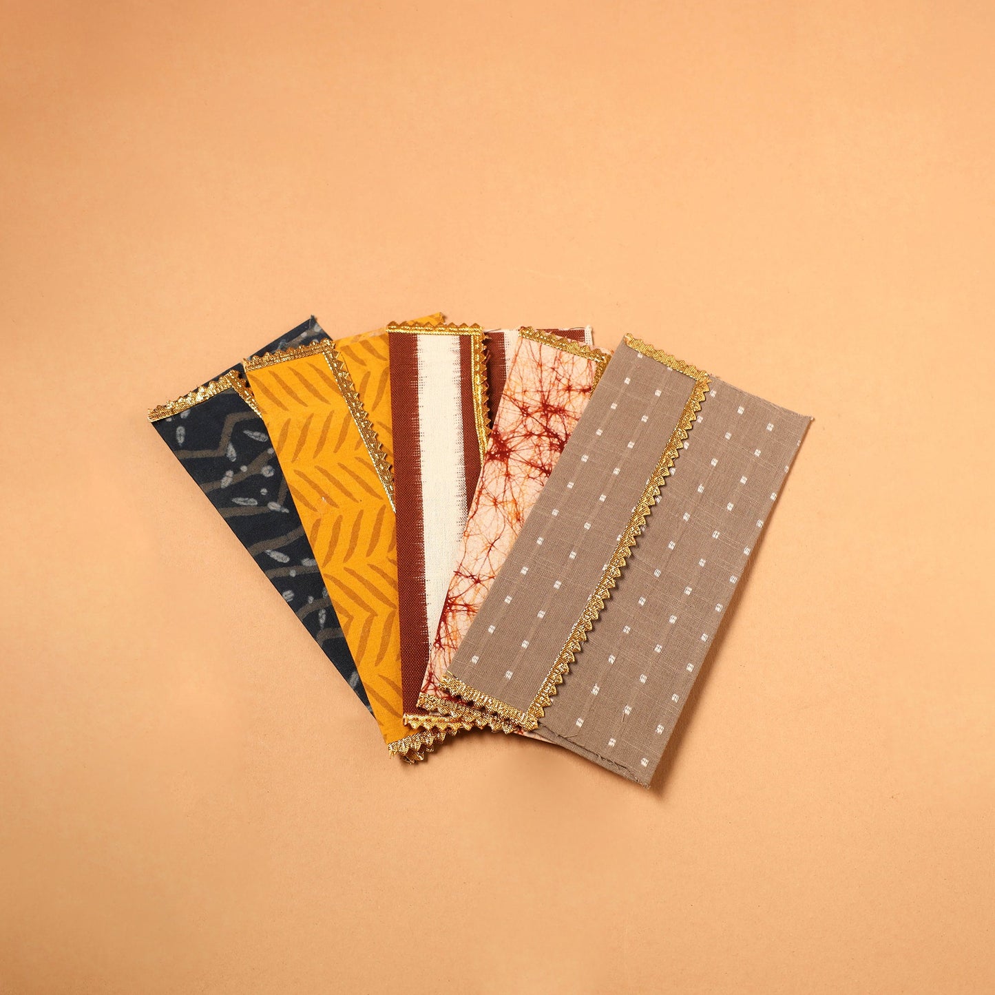 Handmade Fabric Envelope (Assorted Set of 5)