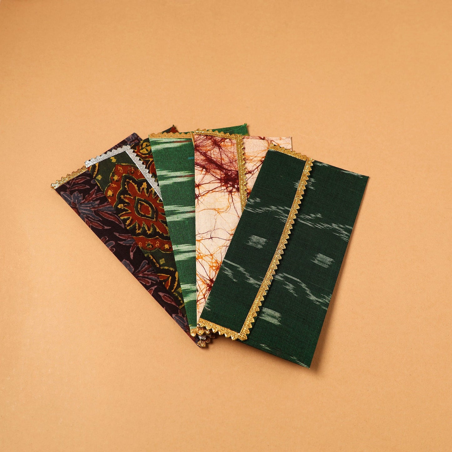 Handmade Fabric Envelope (Assorted Set of 5)
