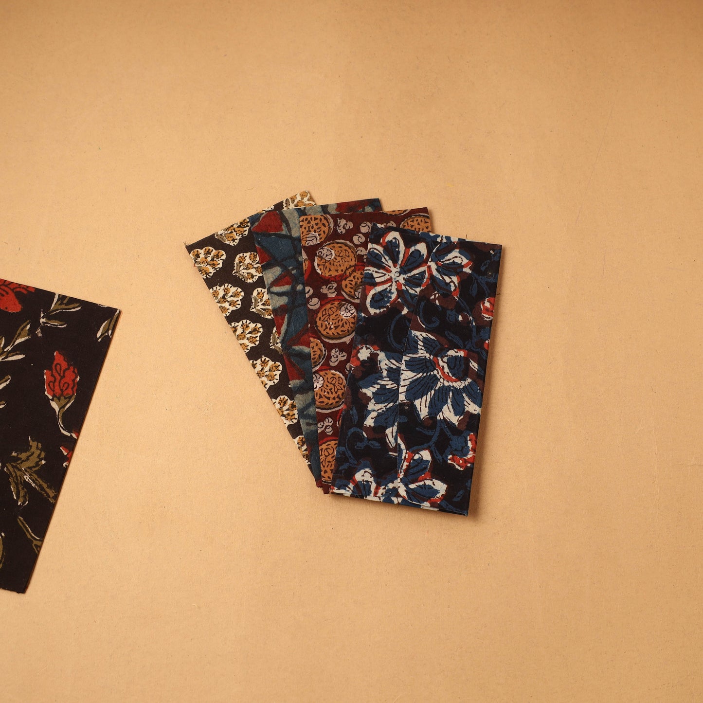 Handmade fabric envelope (assorted set of 5) 03