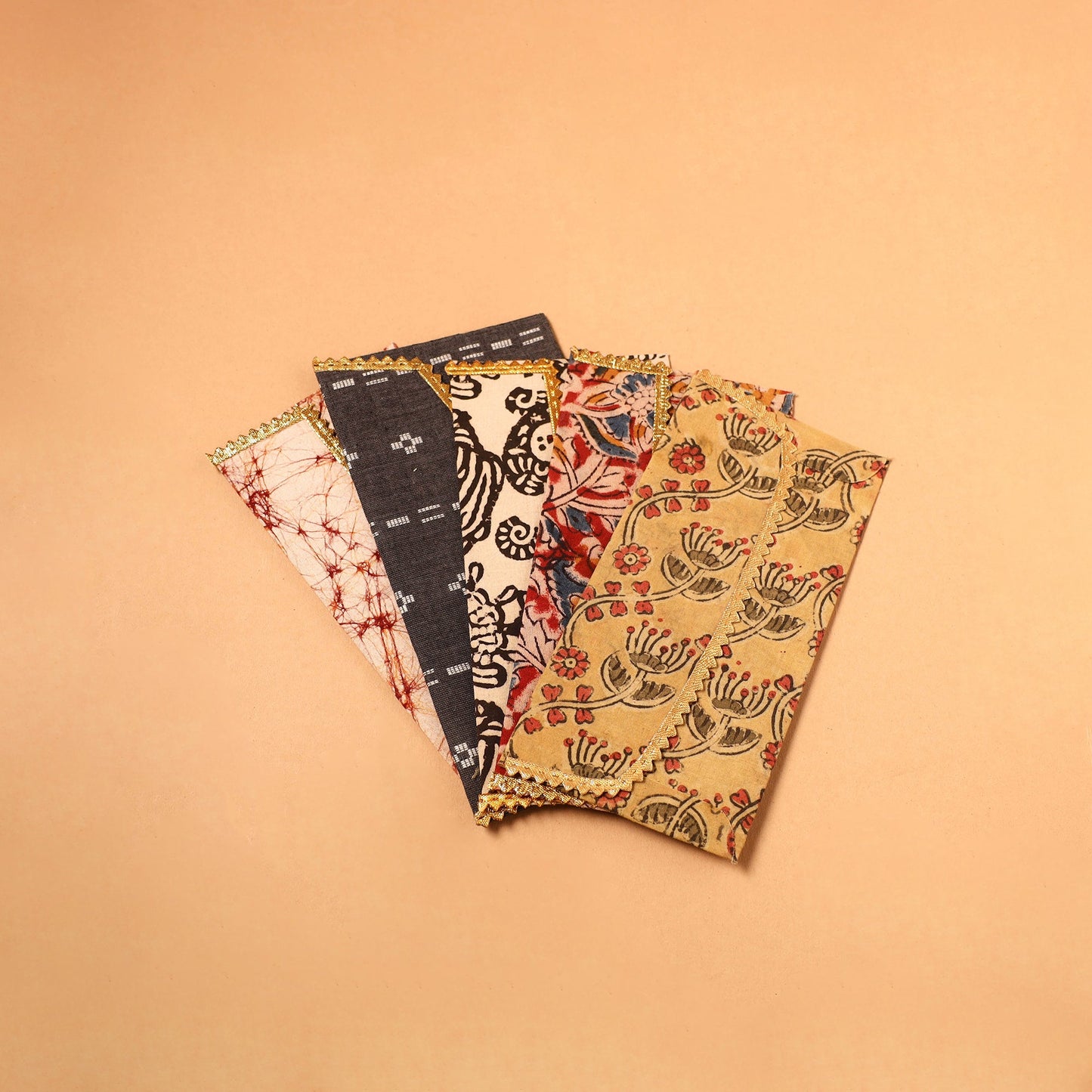 Handmade Fabric Envelope (Assorted Set of 5)