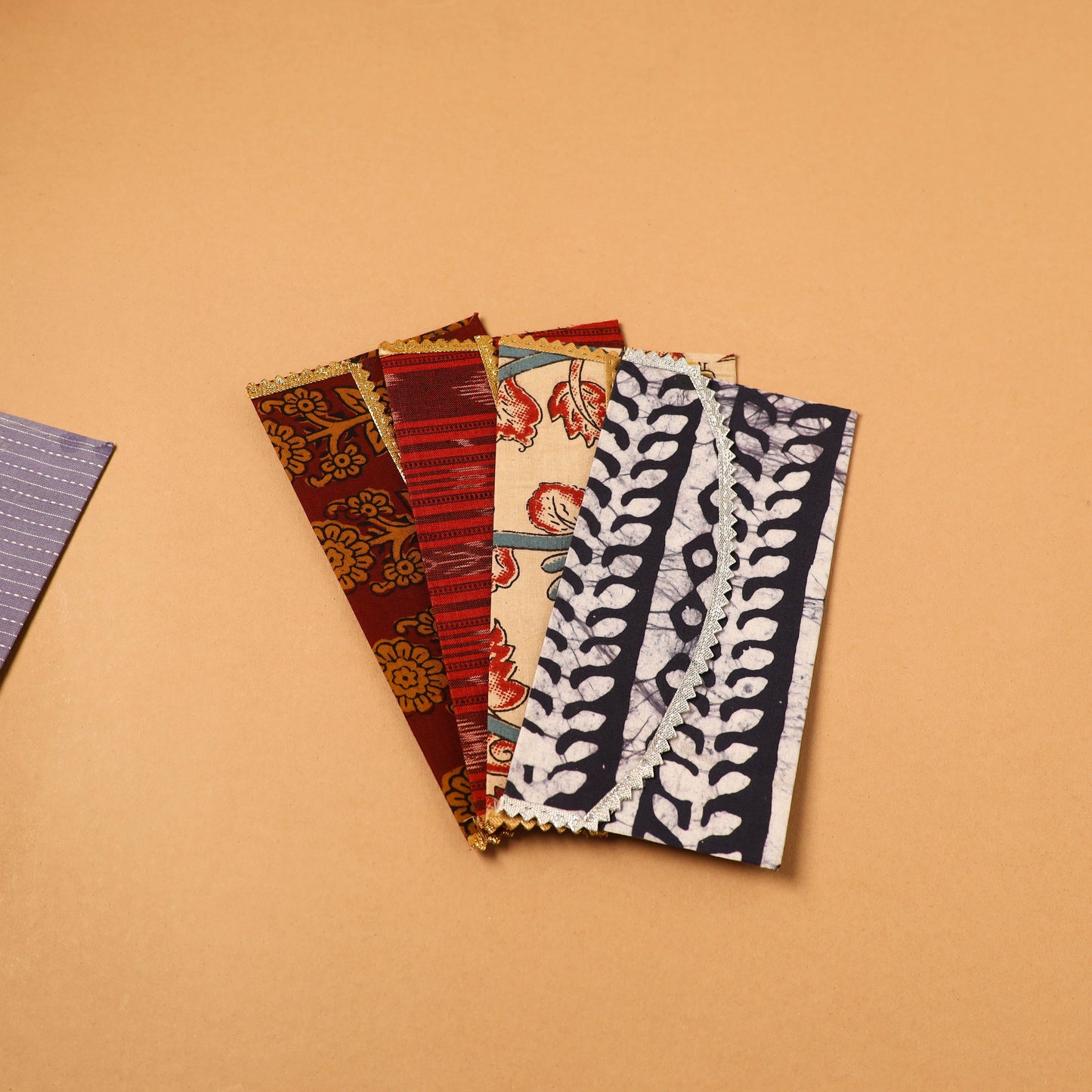 Handmade Fabric Envelope (Assorted Set of 5)