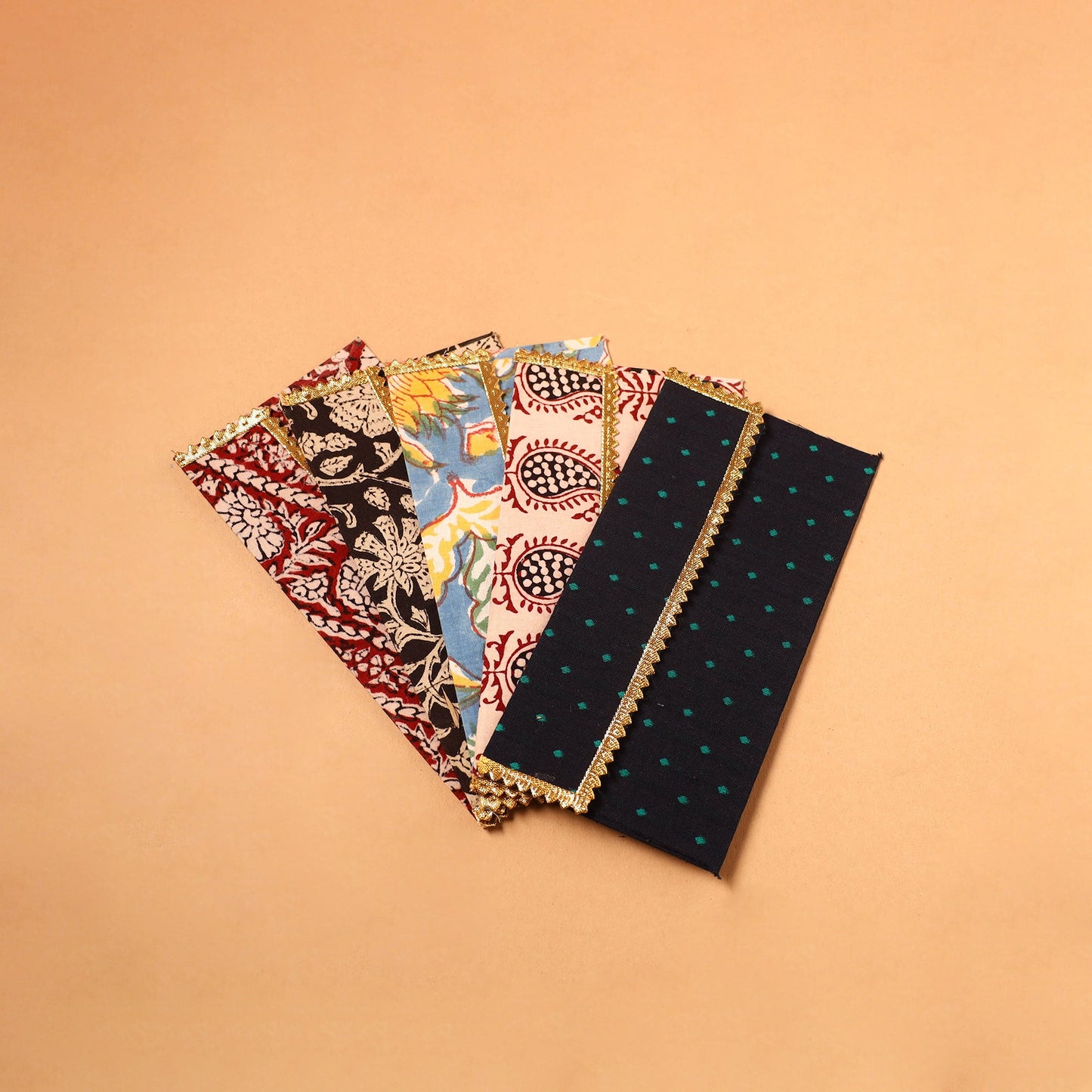 Handmade Fabric Envelope (Assorted Set of 5)