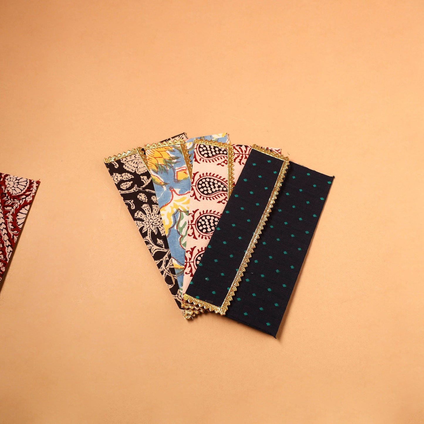 Handmade Fabric Envelope (Assorted Set of 5)