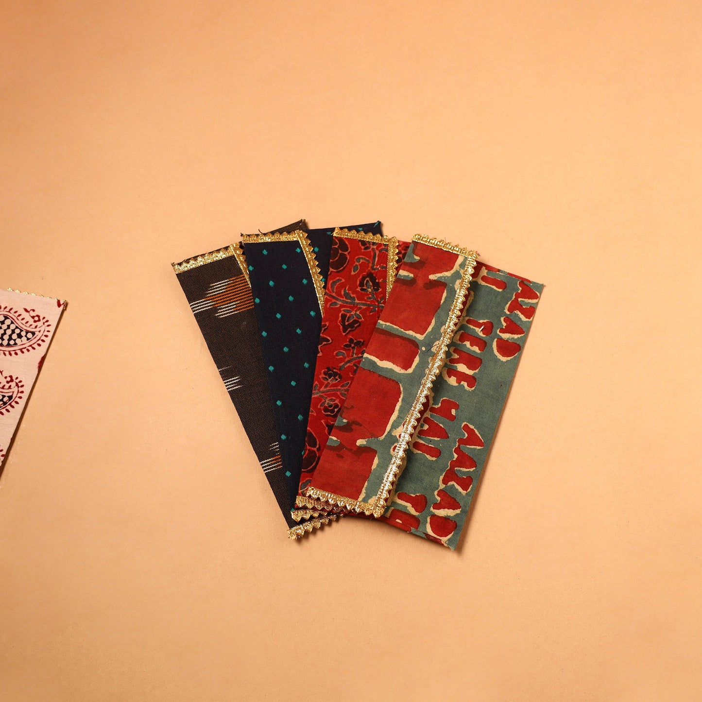 Handmade Fabric Envelope (Assorted Set of 5)