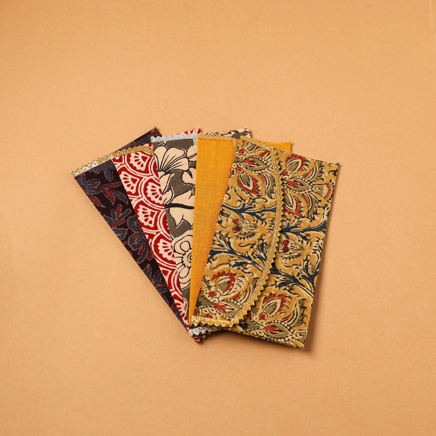 Handmade Fabric Envelope (Assorted Set of 5)