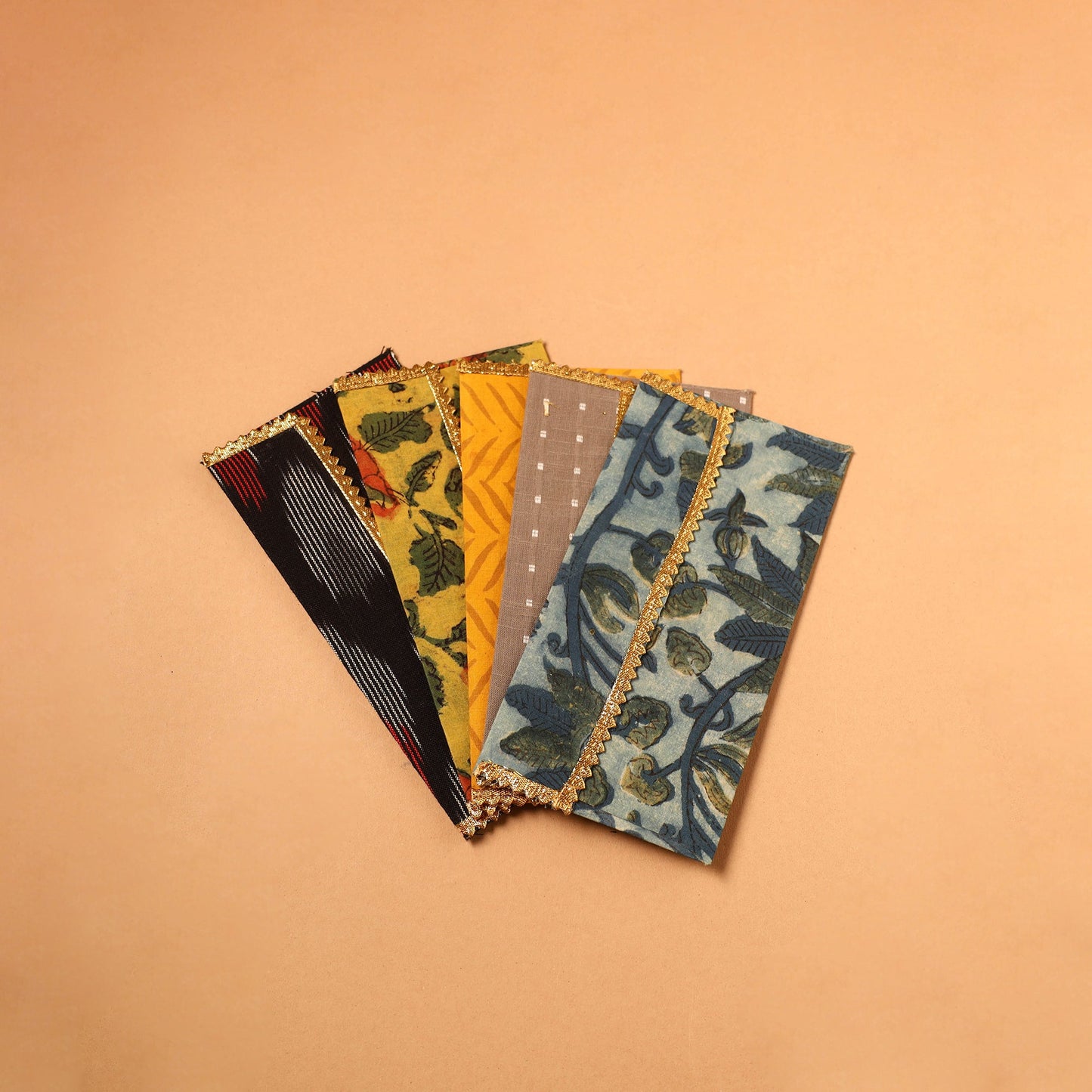 Handmade Fabric Envelope (Assorted Set of 5)