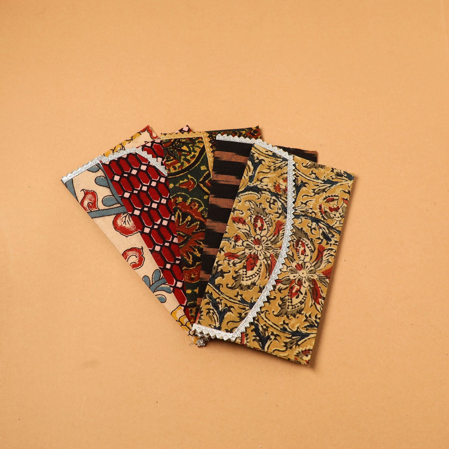 Handmade Fabric Envelope (Assorted Set of 5)