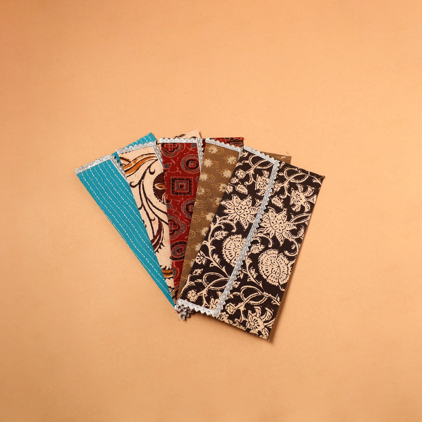 Handmade Fabric Envelope (Assorted Set of 5)