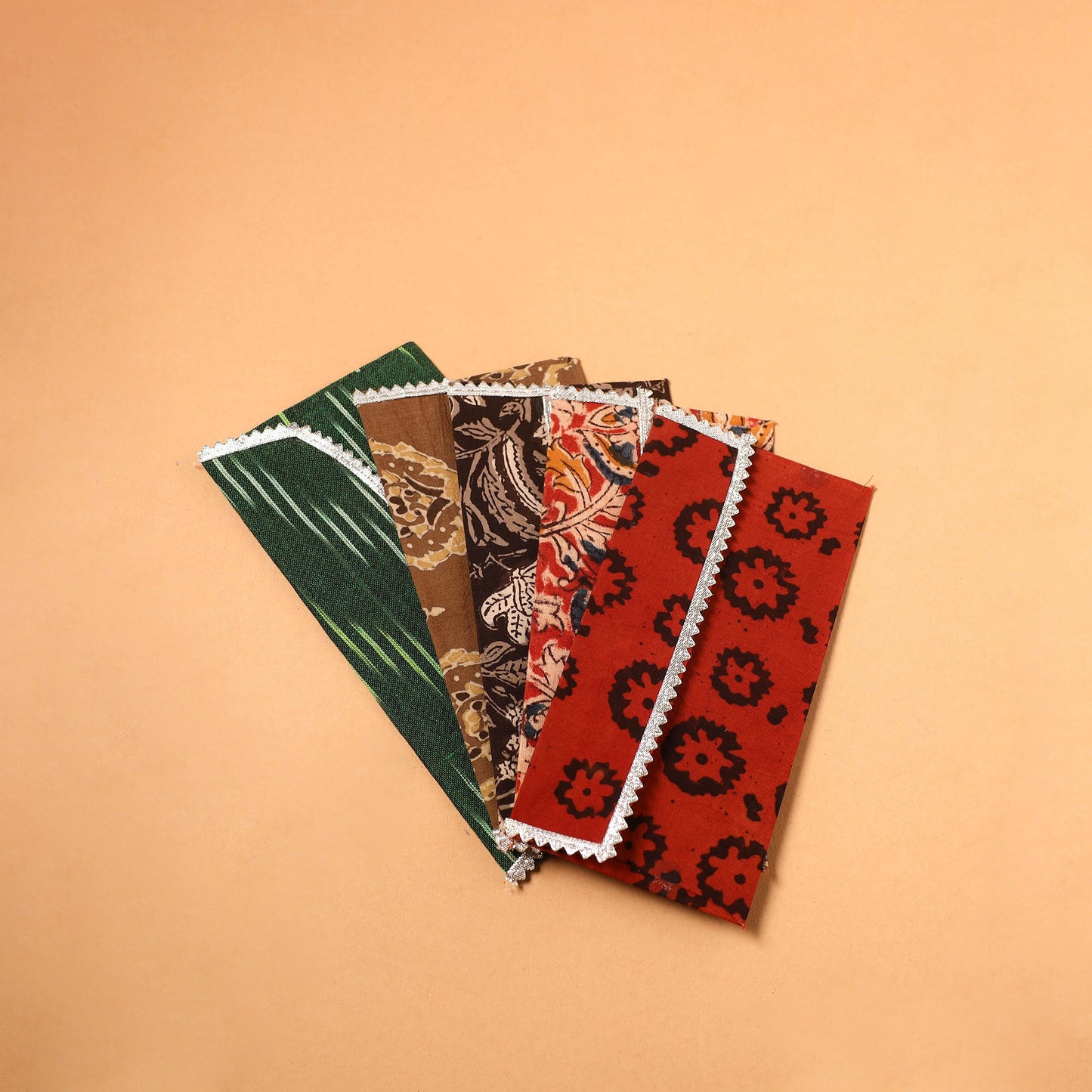 Handmade Fabric Envelope (Assorted Set of 5)