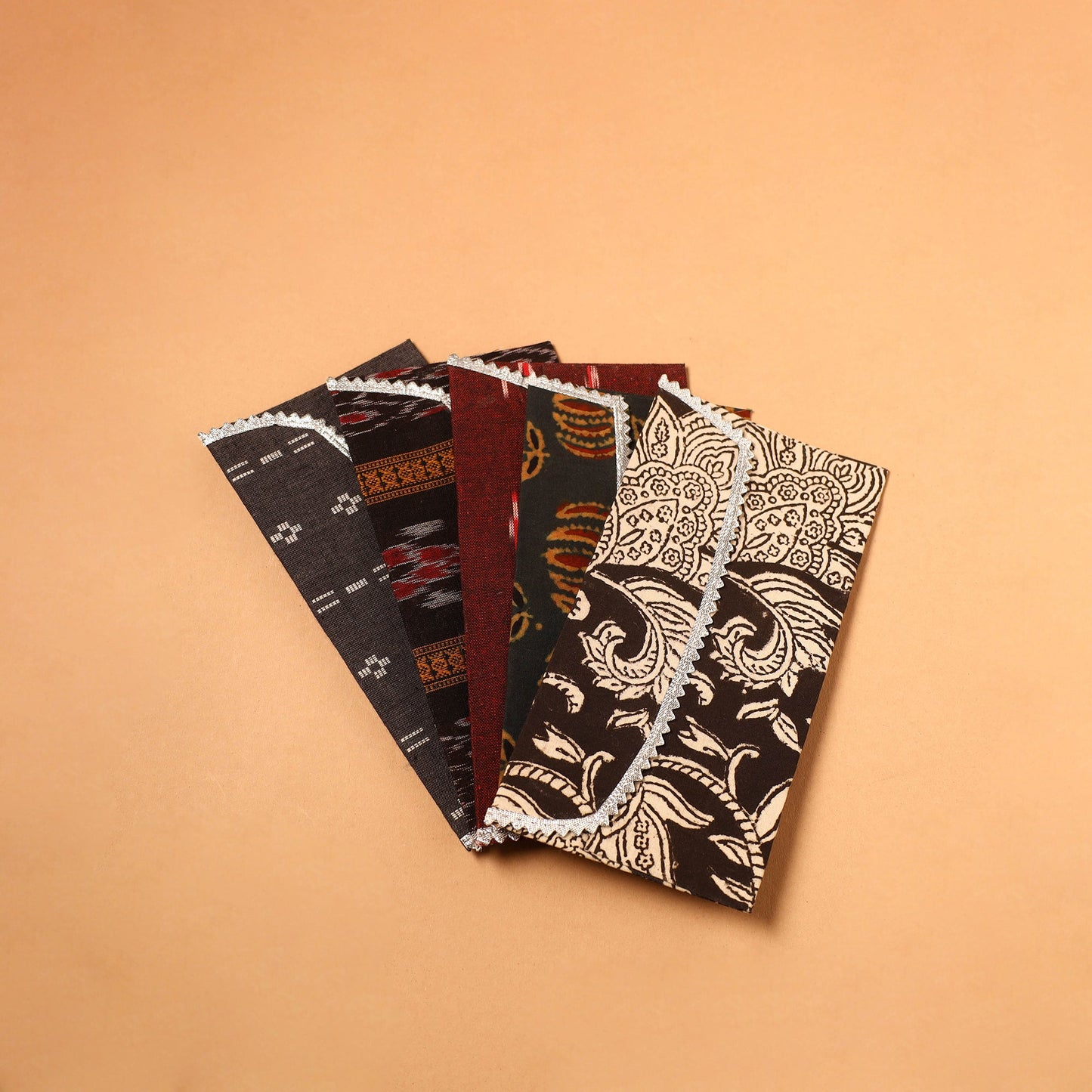 Handmade Fabric Envelope (Assorted Set of 5)