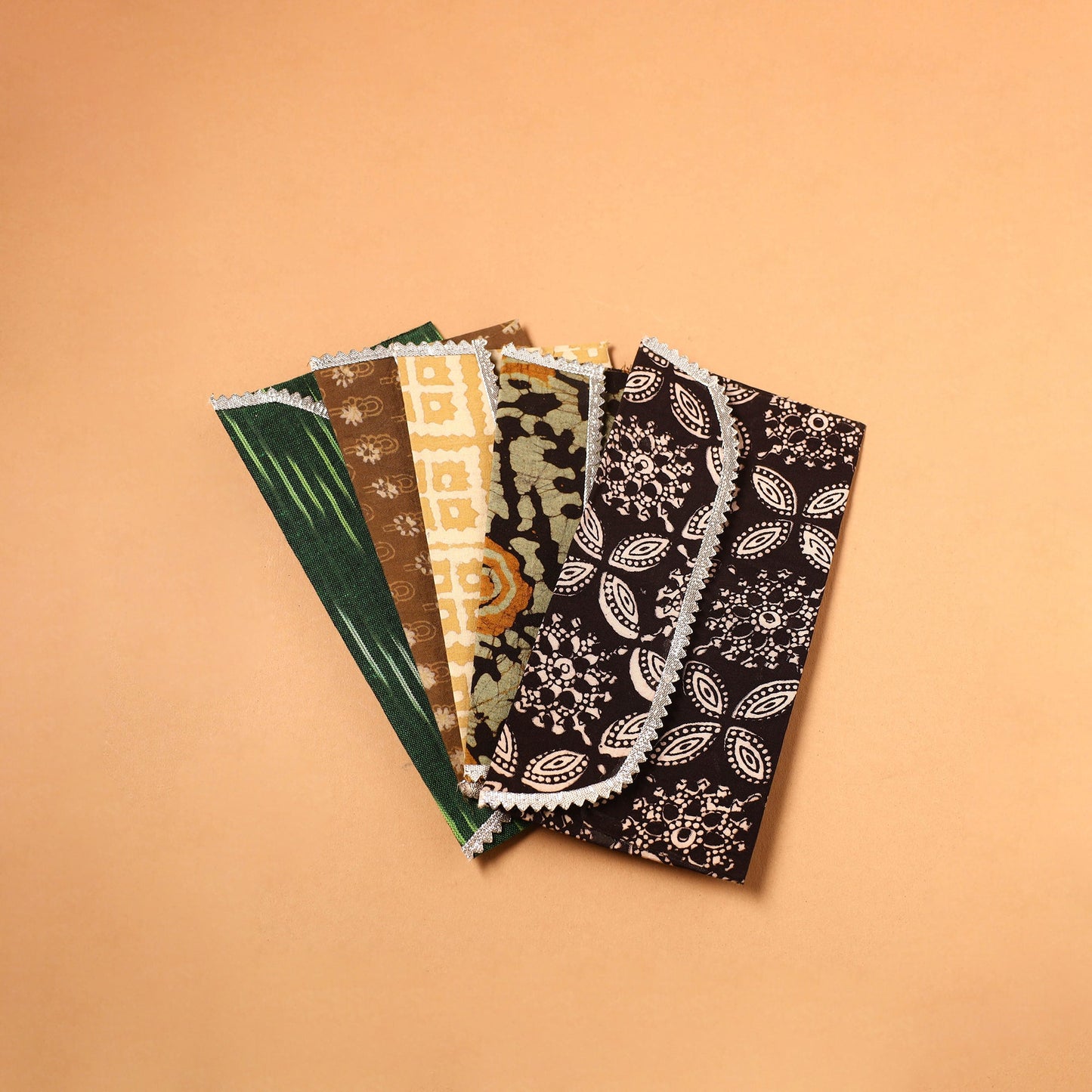 Handmade Fabric Envelope (Assorted Set of 5)
