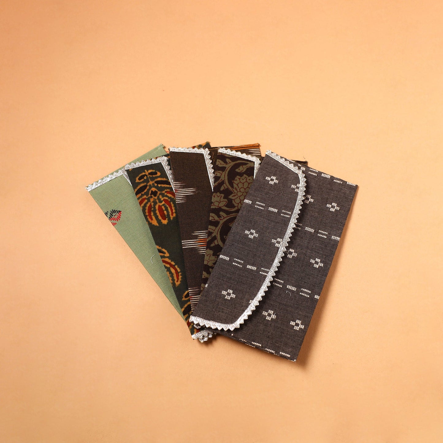 Handmade Fabric Envelope (Assorted Set of 5)